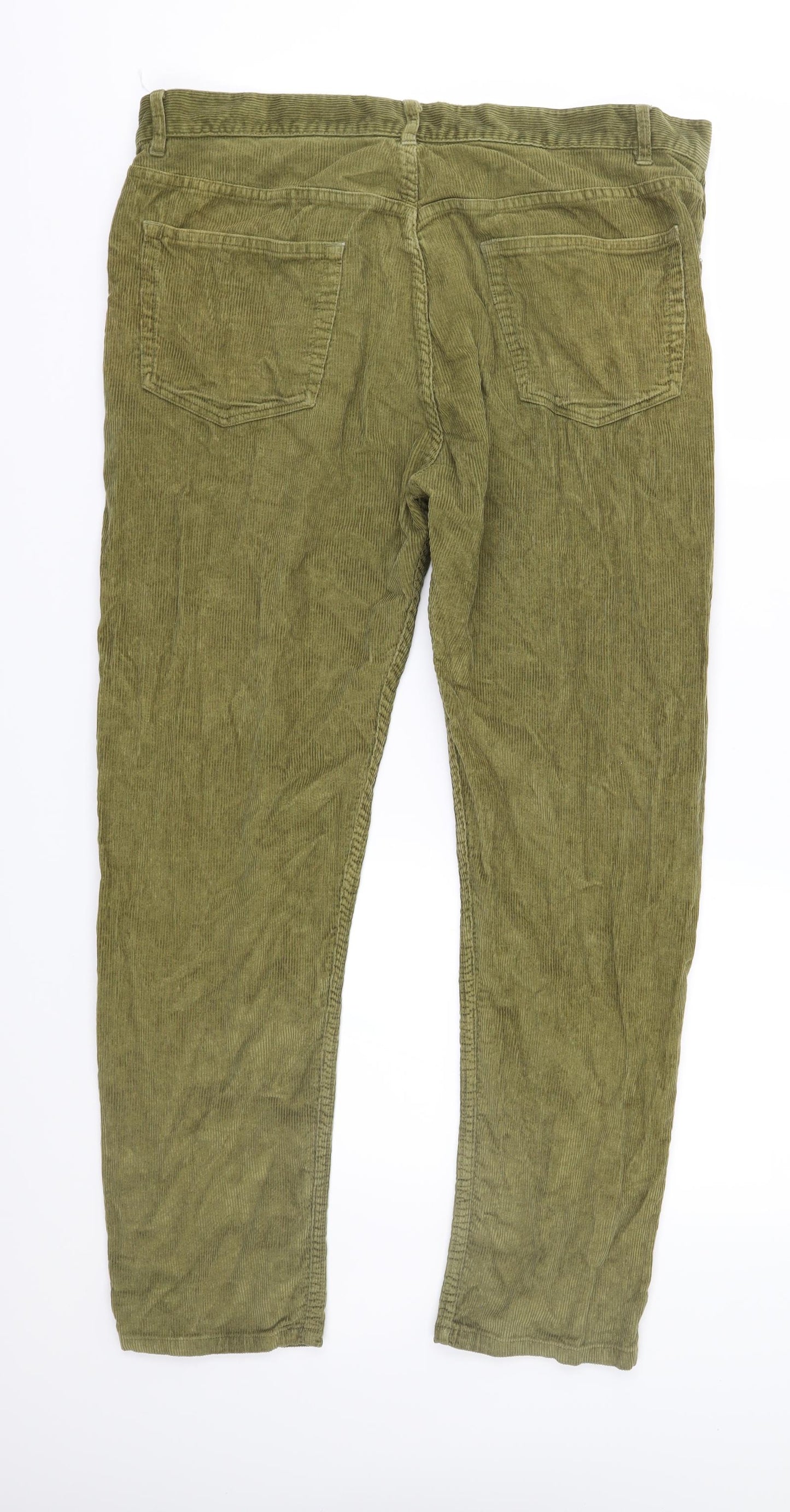 A.P.C Mens Green  Corduroy Trousers  Size 34 in L27 in