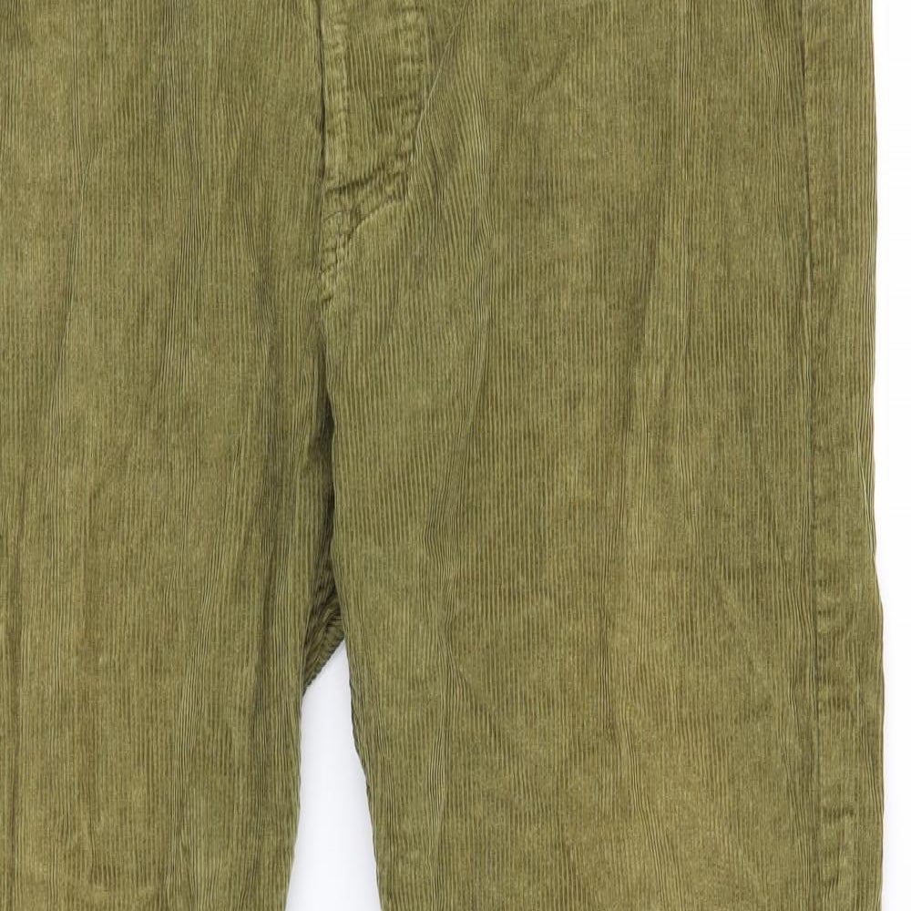 A.P.C Mens Green  Corduroy Trousers  Size 34 in L27 in
