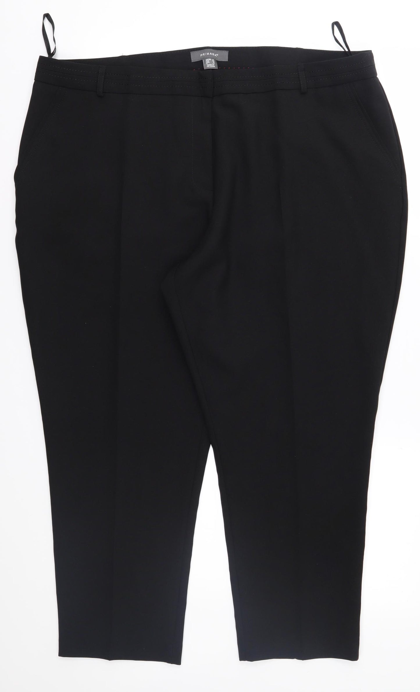 Atmosphere Womens Black   Cropped Trousers Size 20 L25 in