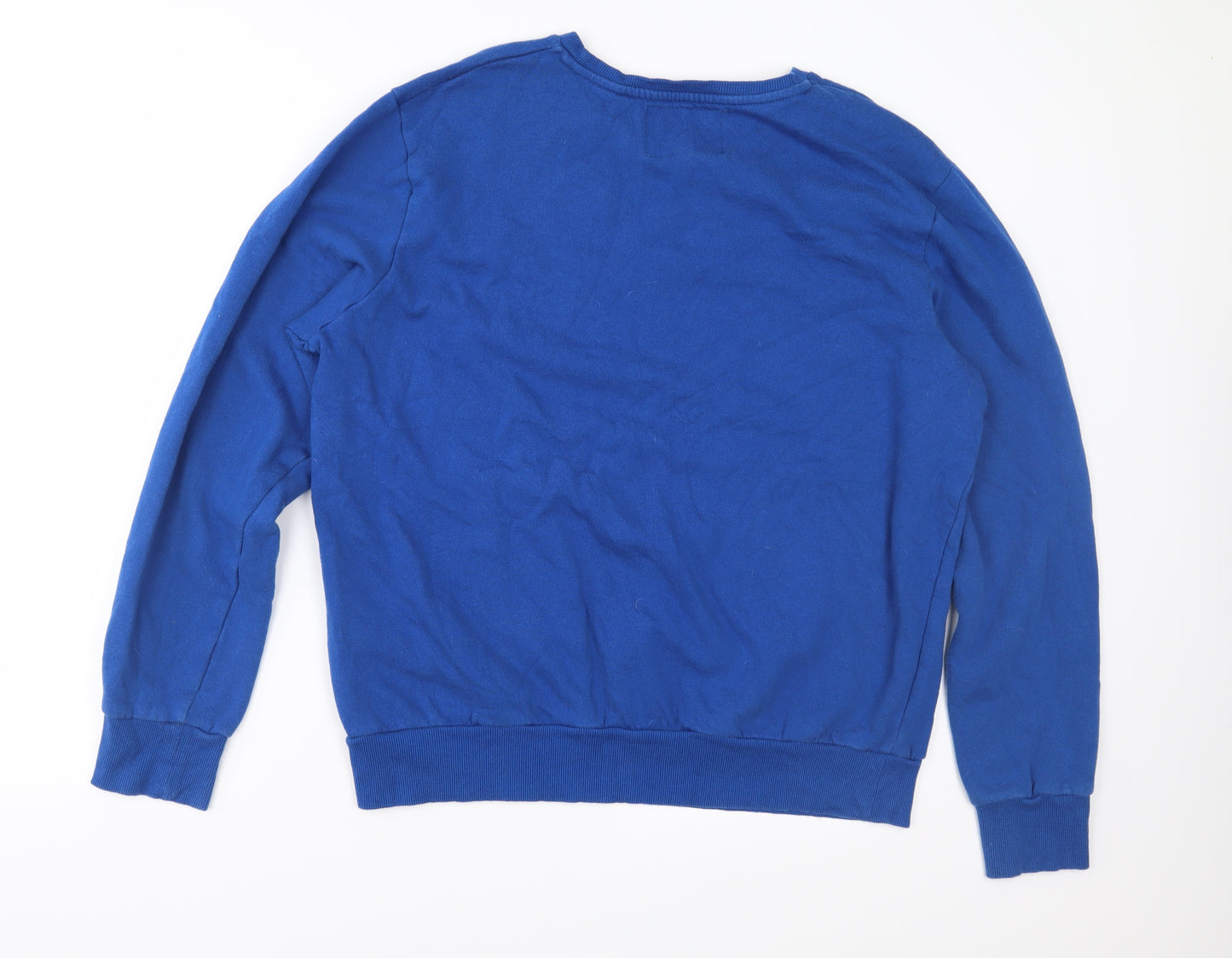 Preworn Womens Blue   Pullover Sweatshirt Size L  - Christmas