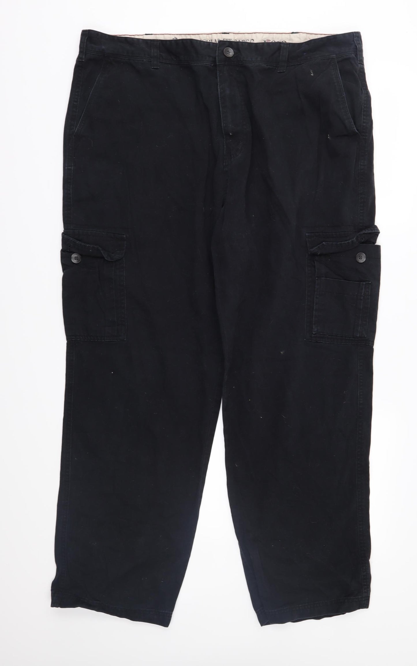Matalan Mens Black   Capri Trousers Size 40 in L32 in