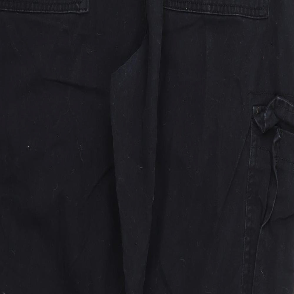 Matalan Mens Black   Capri Trousers Size 40 in L32 in