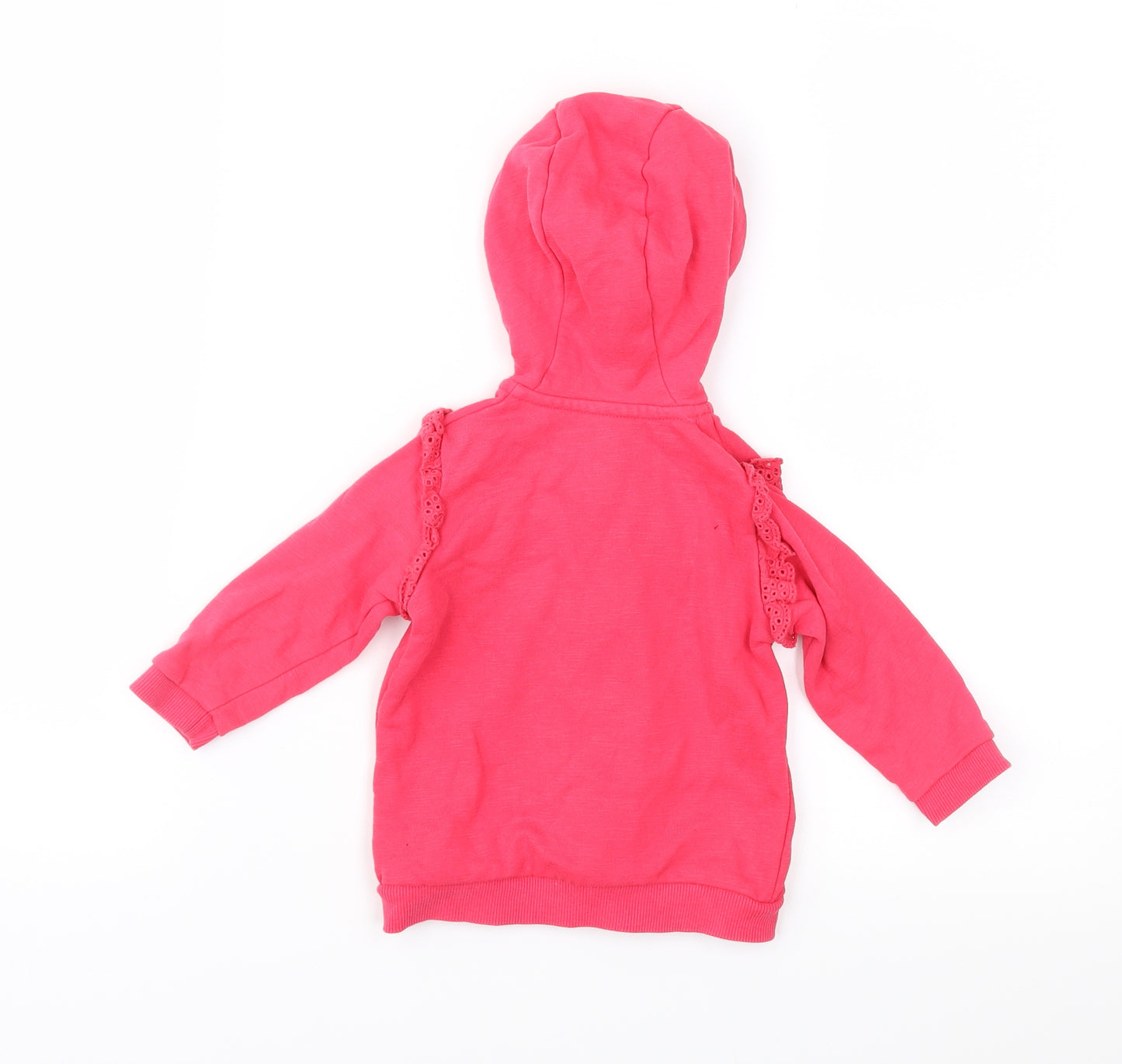 George Girls Pink  Jersey Jacket  Size 3-6 Months
