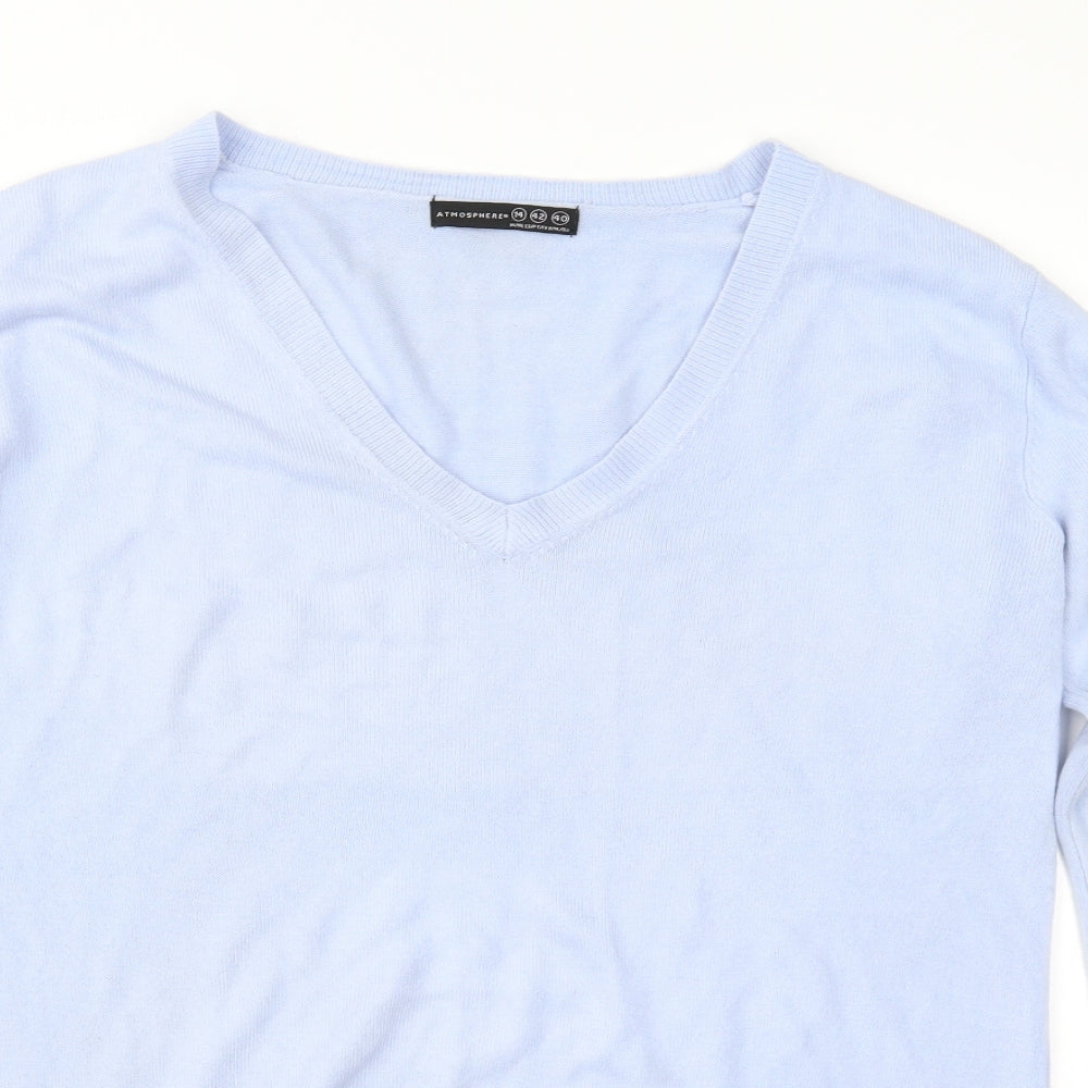 Atmosphere Womens Blue  Knit Pullover Jumper Size 14