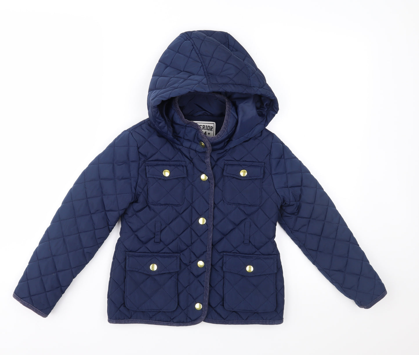 Marks and Spencer Girls Blue   Anorak Jacket Size 5-6 Years