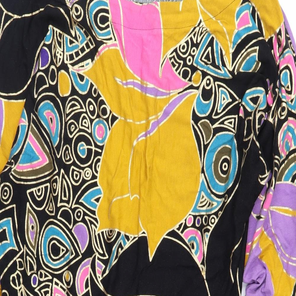 French Connection Womens Multicoloured Geometric Jersey Shift  Size 8