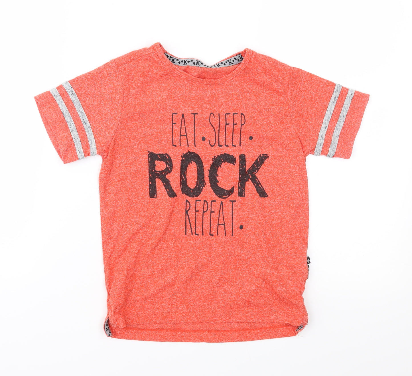 Mothercare Boys Orange  Jersey Basic T-Shirt Size 5-6 Years