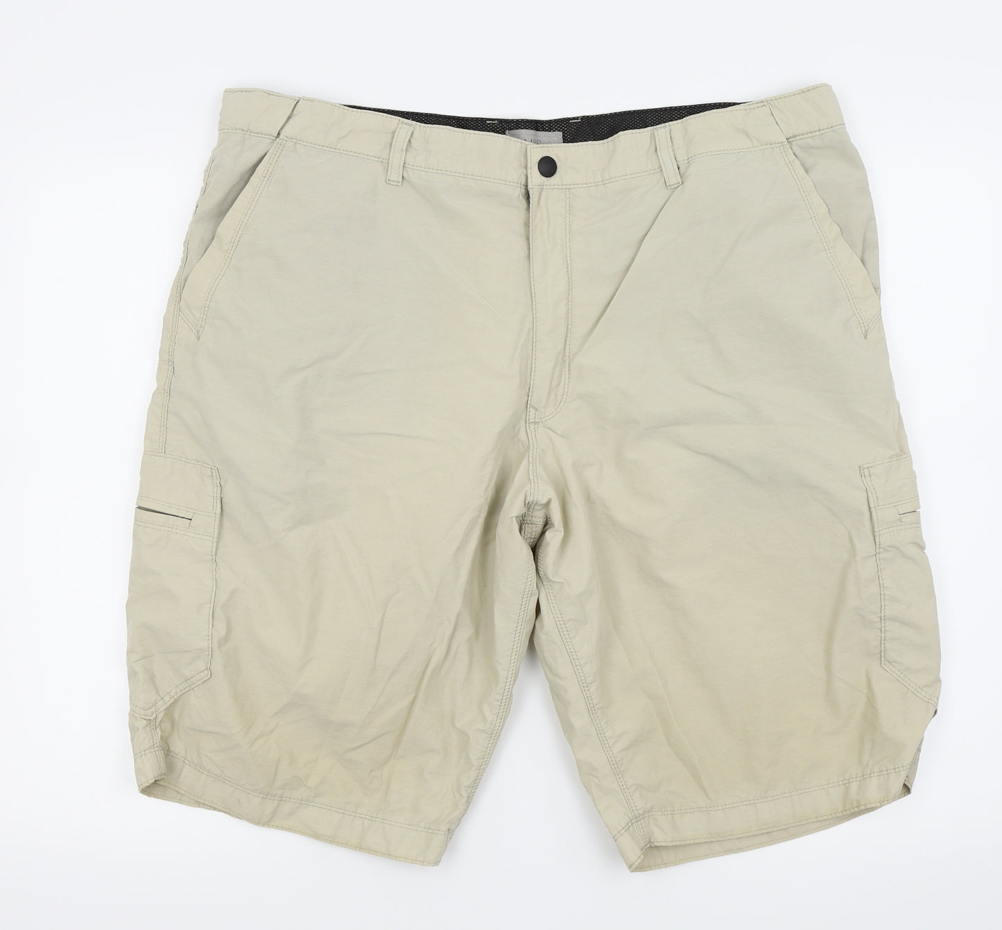 M&S Mens Beige   Cargo Shorts Size 40