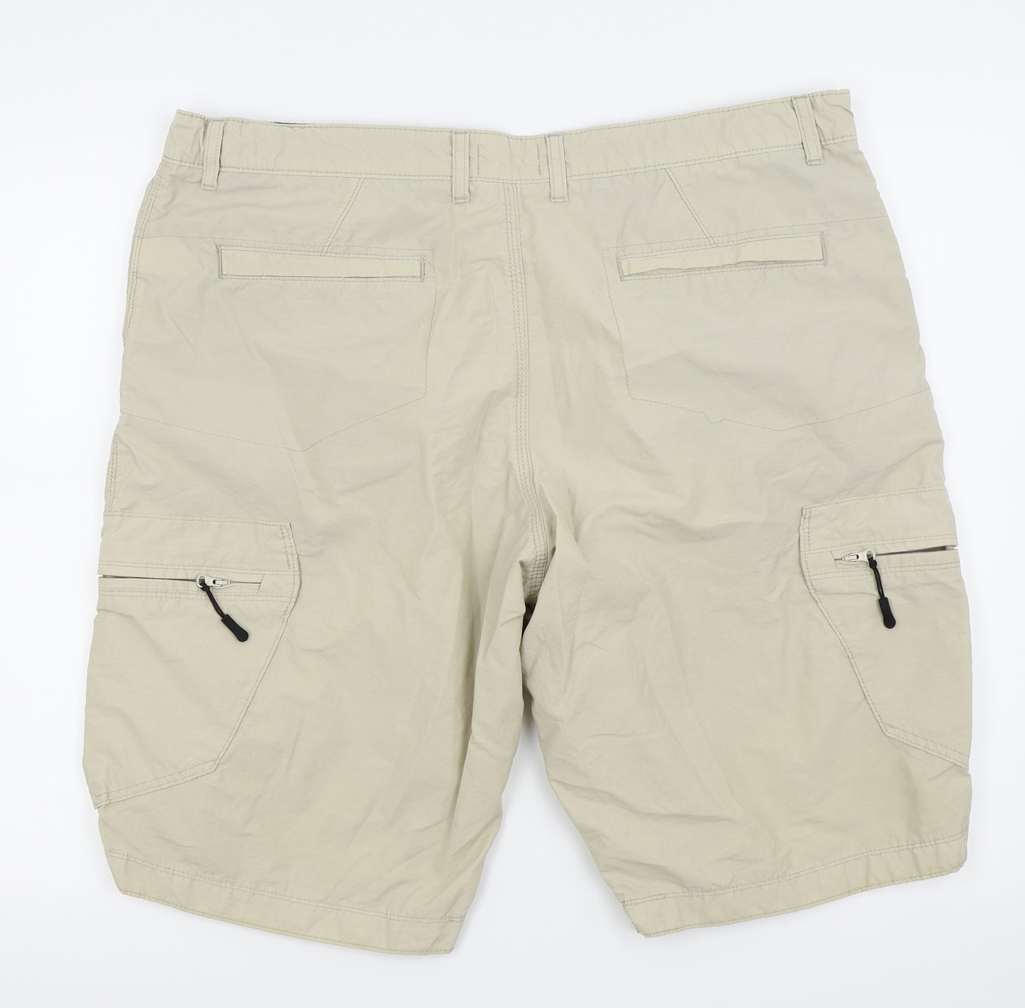 M&S Mens Beige   Cargo Shorts Size 40