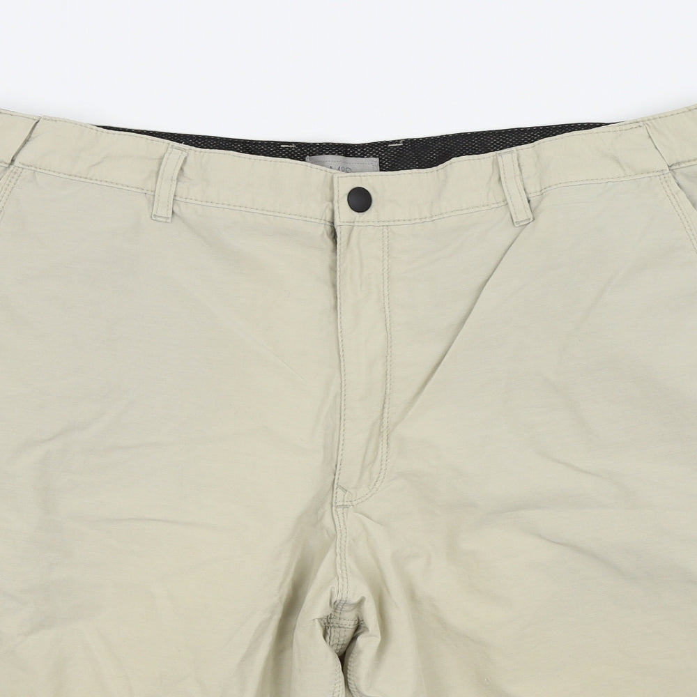 M&S Mens Beige   Cargo Shorts Size 40