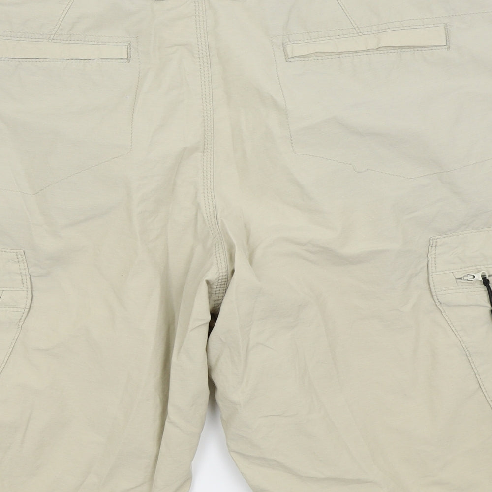 M&S Mens Beige   Cargo Shorts Size 40