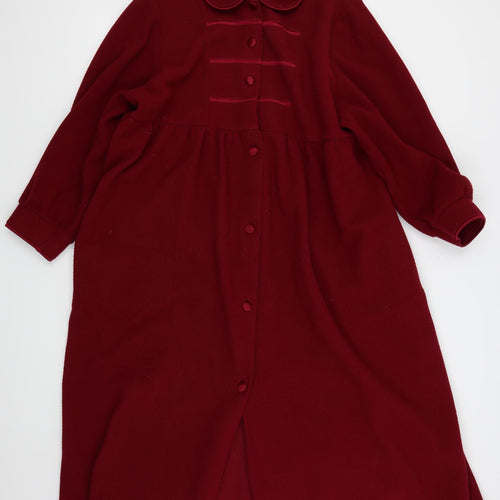 M&S Womens Red   Jacket Coat Size 20