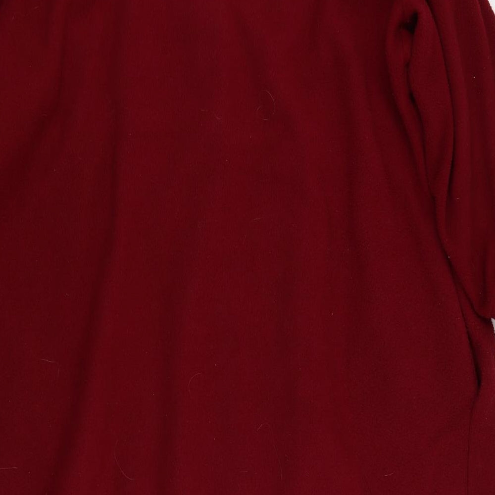 M&S Womens Red   Jacket Coat Size 20