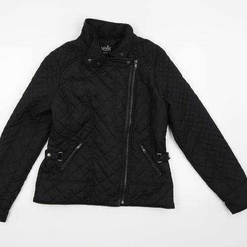 Wallis Womens Black   Jacket Coat Size 12