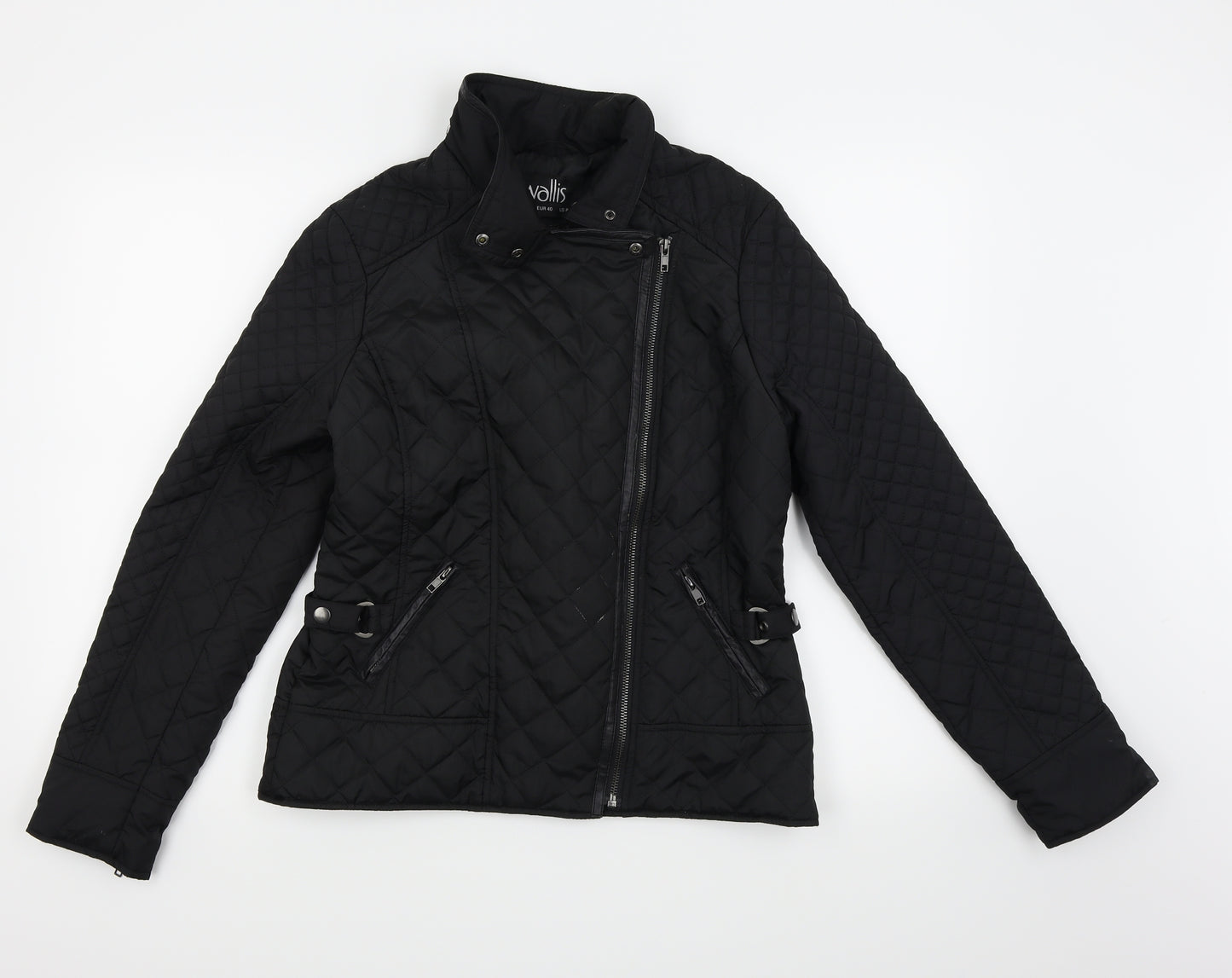 Wallis Womens Black   Jacket Coat Size 12