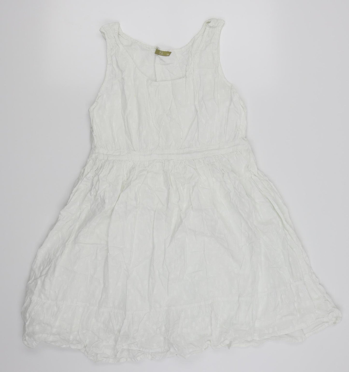 TU Womens White   Fit & Flare  Size 20