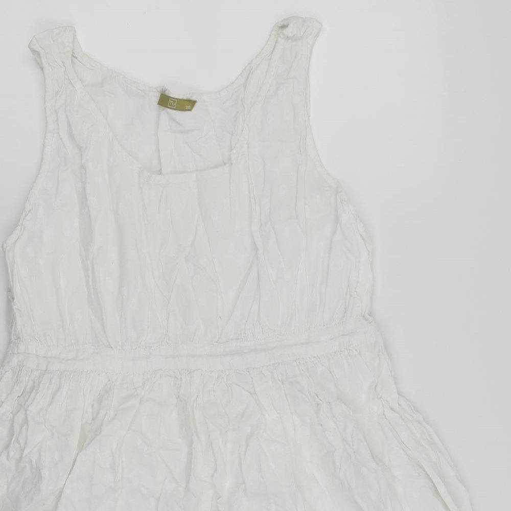 TU Womens White   Fit & Flare  Size 20