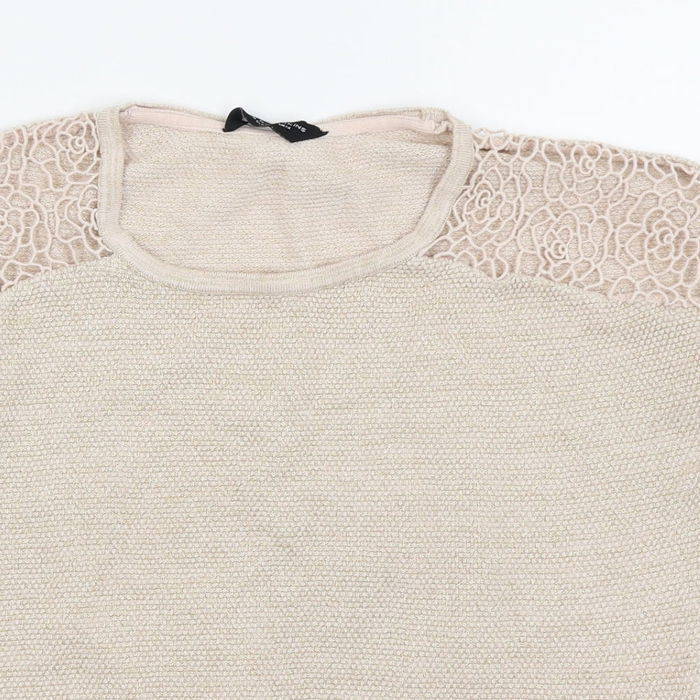 Dorothy Perkins Womens Pink   Basic T-Shirt Size 14