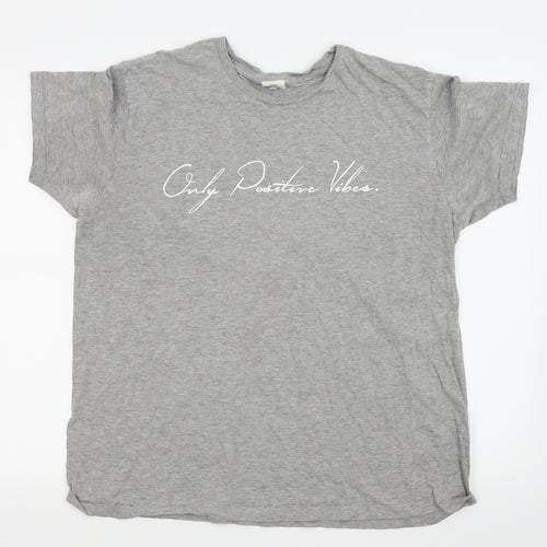 River Island Womens Grey   Basic T-Shirt Size 20