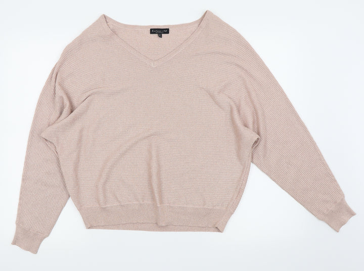 F&F Womens Pink   Pullover Jumper Size 10