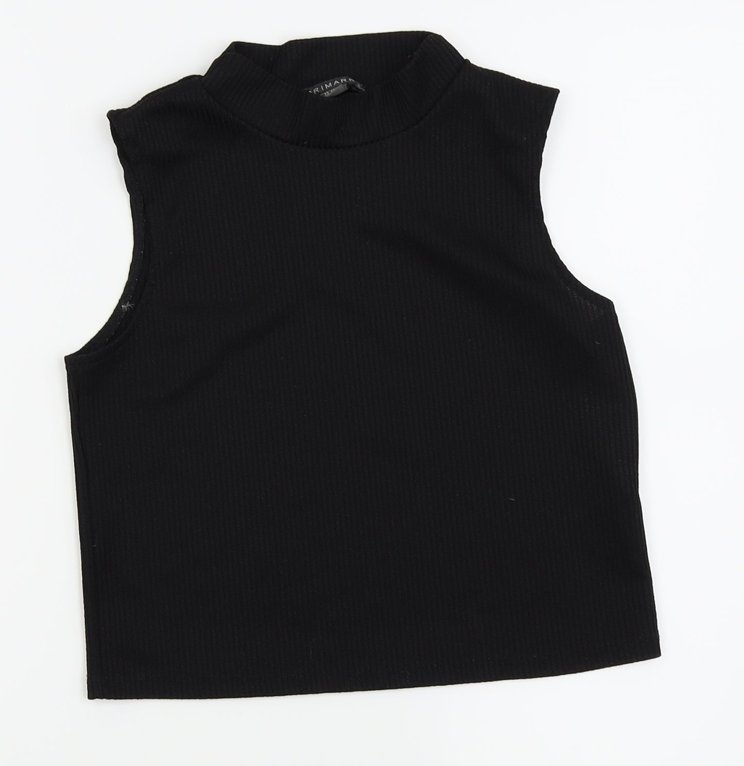 Primark Girls Black   Basic Tank Size 13-14 Years