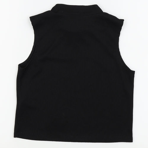 Primark Girls Black   Basic Tank Size 13-14 Years