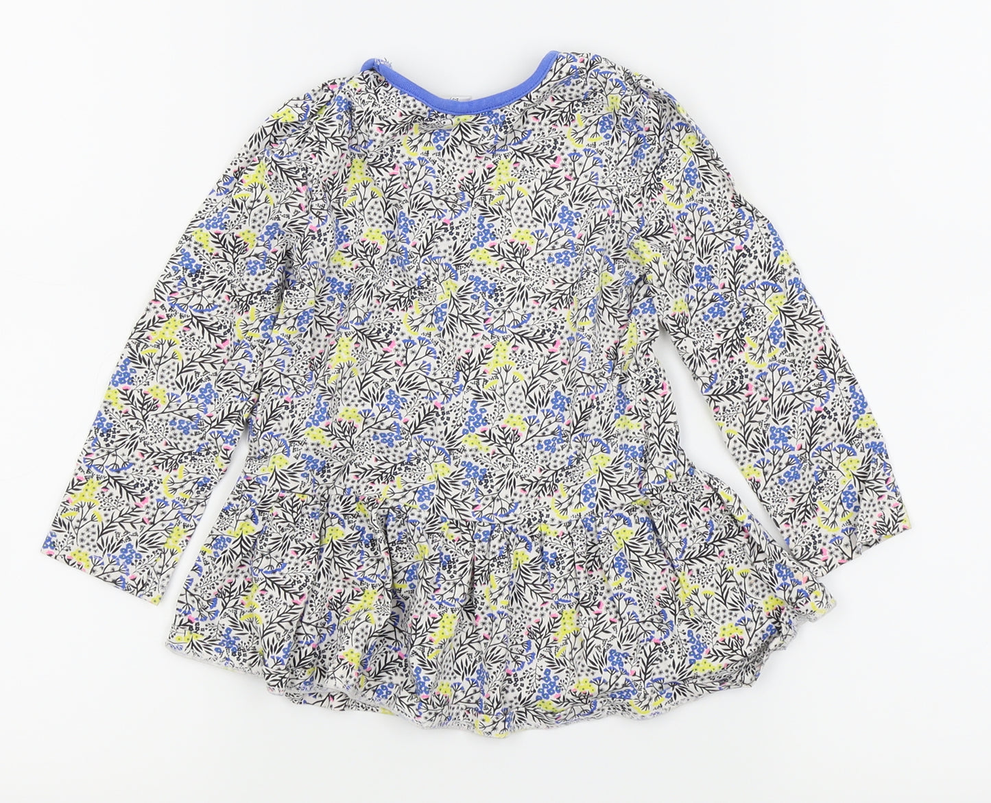 Mini Club Girls White Fair Isle  Fit & Flare  Size 2-3 Years
