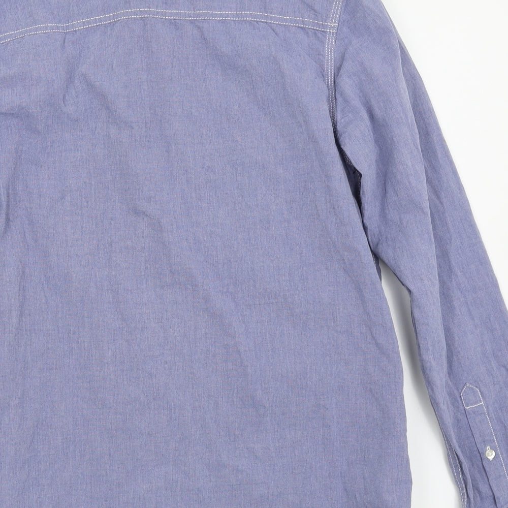 NEXT Boys Blue   Basic Button-Up Size 14 Years