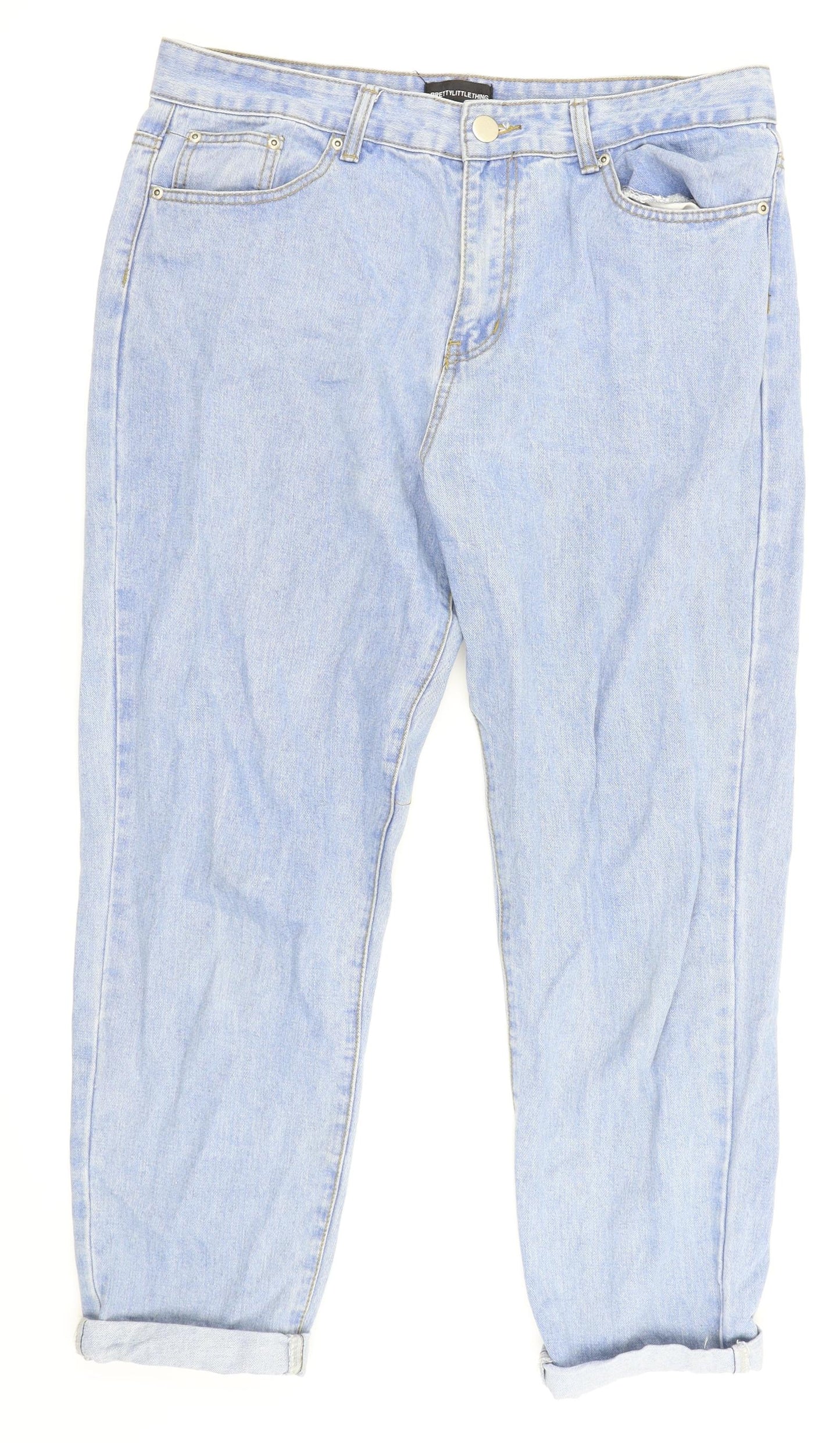 PLT Womens Blue   Straight Jeans Size 14 L25 in