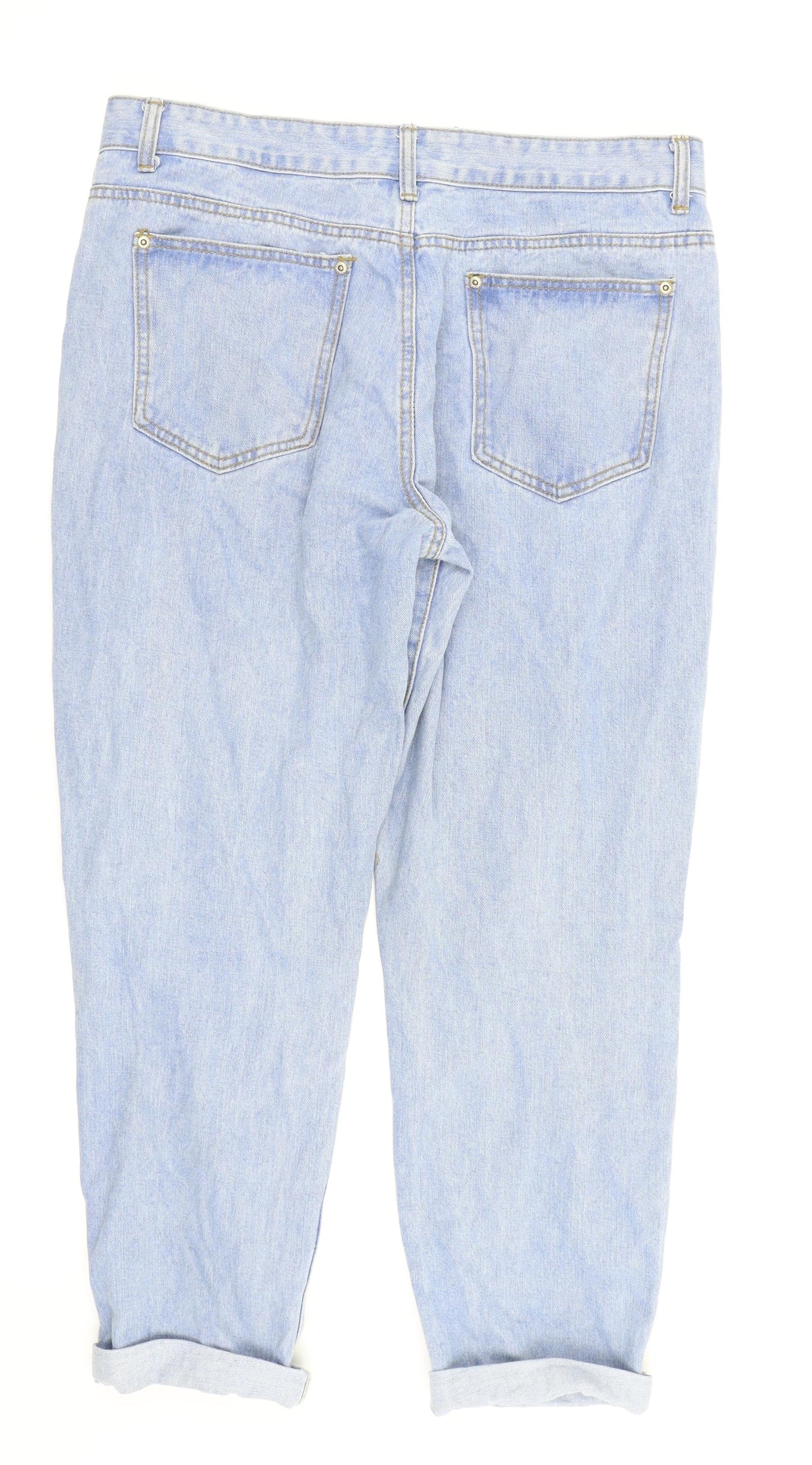 PLT Womens Blue   Straight Jeans Size 14 L25 in