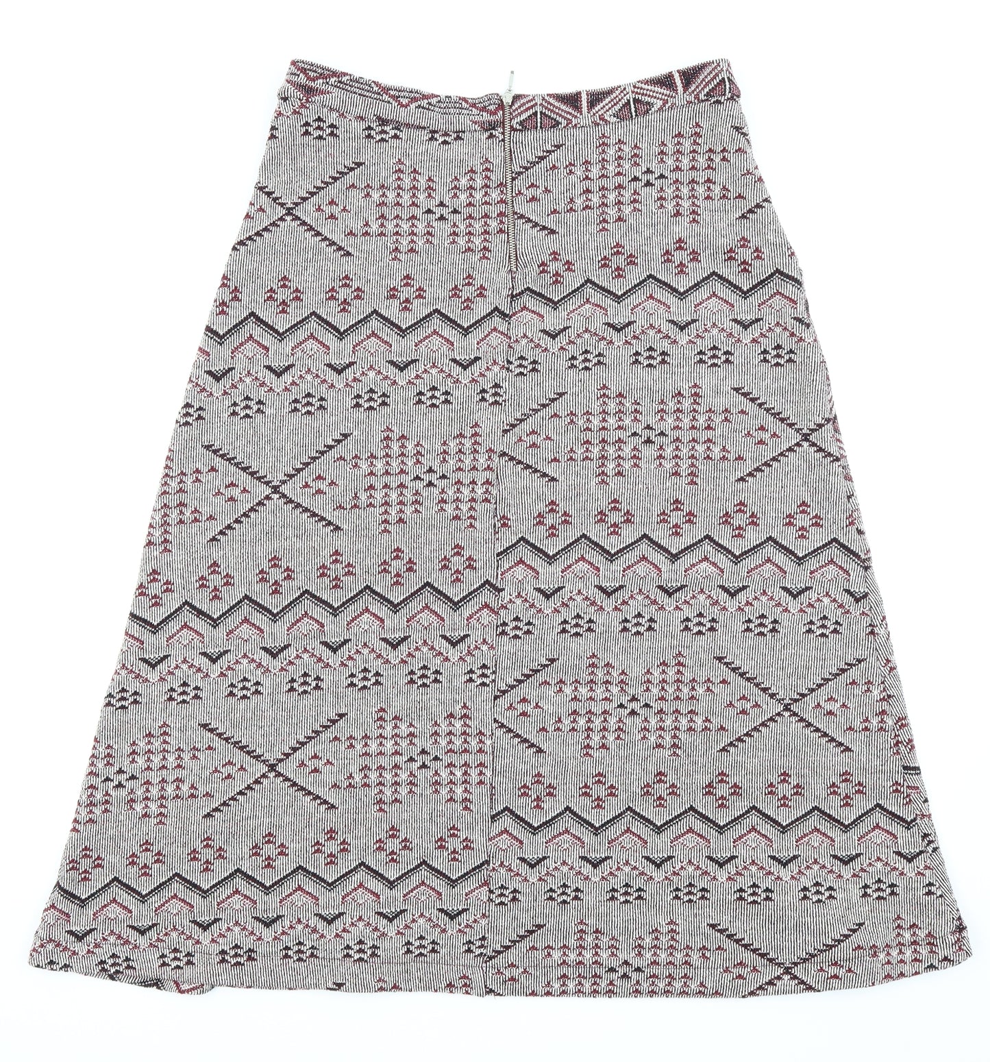 NEXT Womens Purple Geometric  Straight & Pencil Skirt Size 12