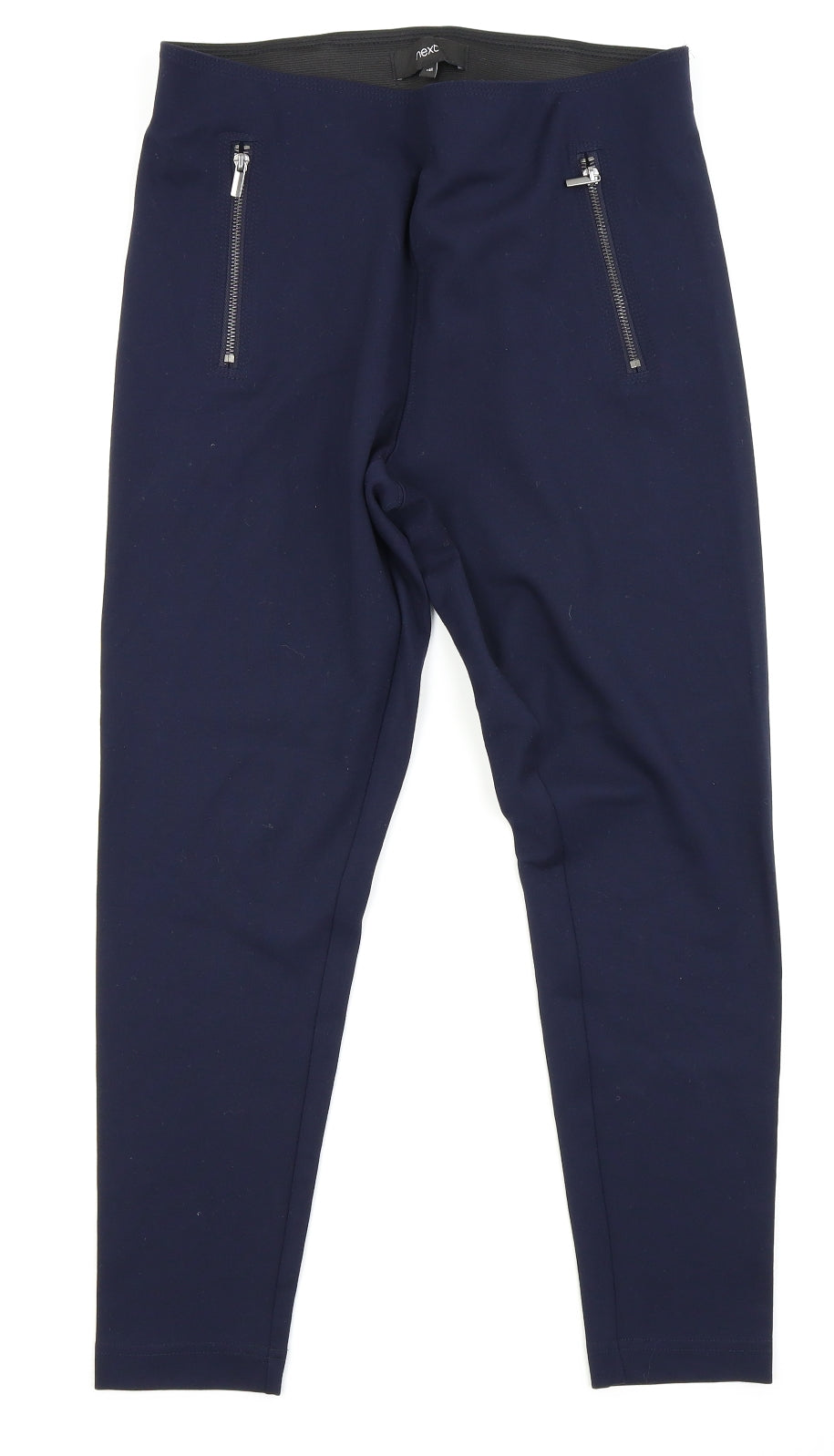 NEXT Womens Blue   Trousers  Size 14 L23 in