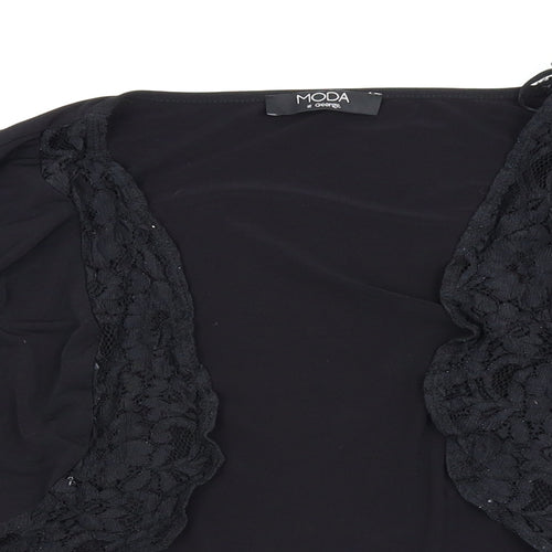 Asda George Womens Black   Cardigan Jumper Size 22  - crop cardigan