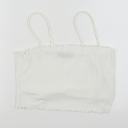 Boohoo Womens White   Camisole Tank Size 18