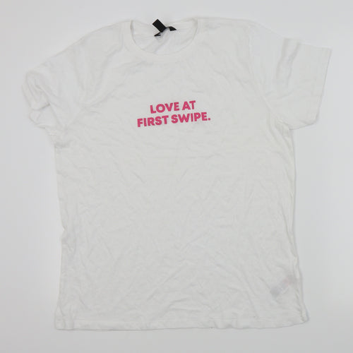 New Look Womens White   Basic Polo Size 14