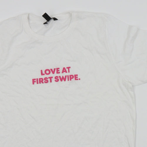 New Look Womens White   Basic Polo Size 14