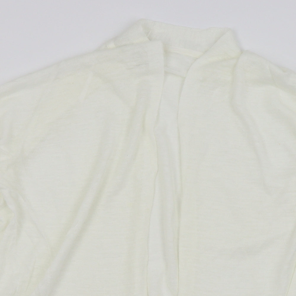 NEXT Womens White   Cardigan Jumper Size 14