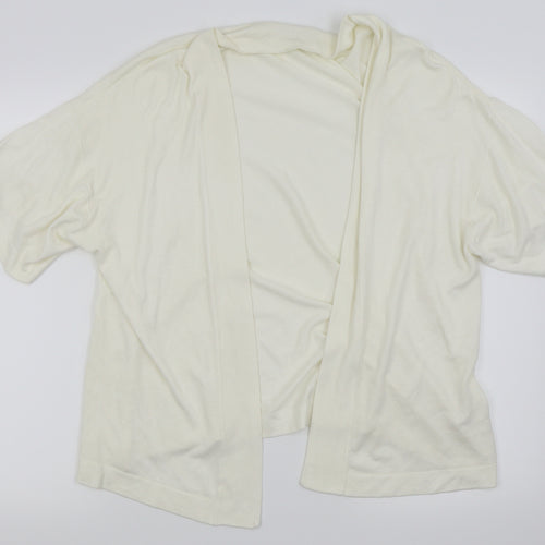TU Womens White   Cardigan Jumper Size 22
