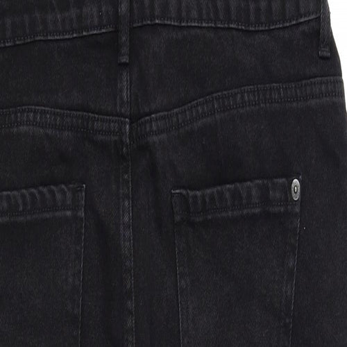 New Look Womens Black   Pinafore/Dungaree Dress  Size 14  - dungarees