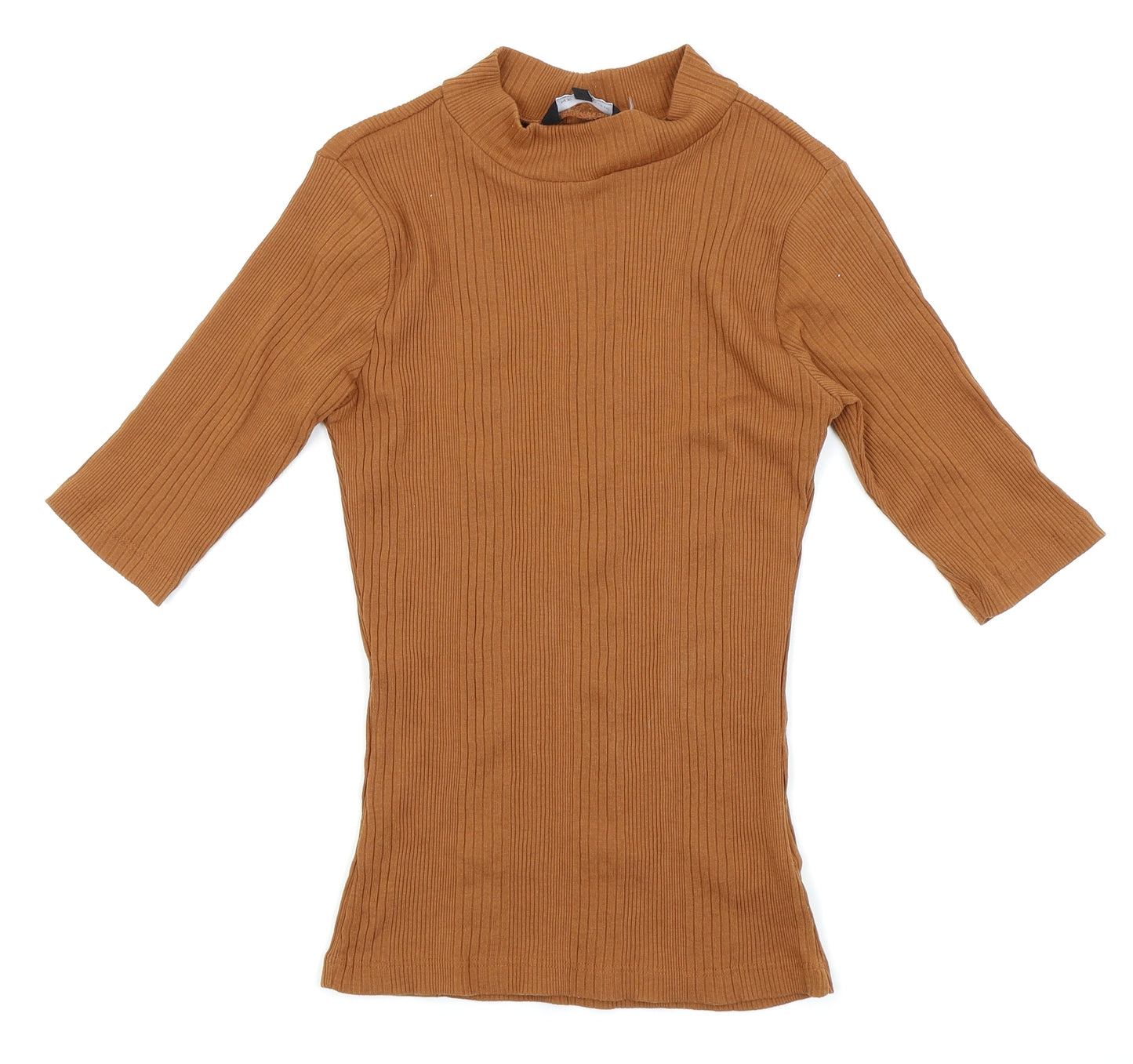 New Look Womens Brown   Basic T-Shirt Size 8