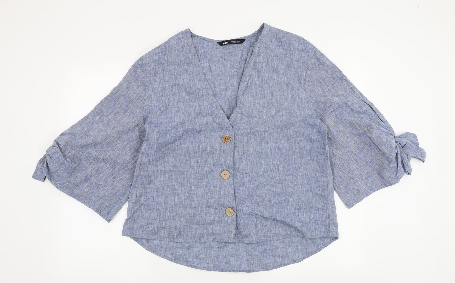 Zara Womens Blue   Basic Blouse Size L
