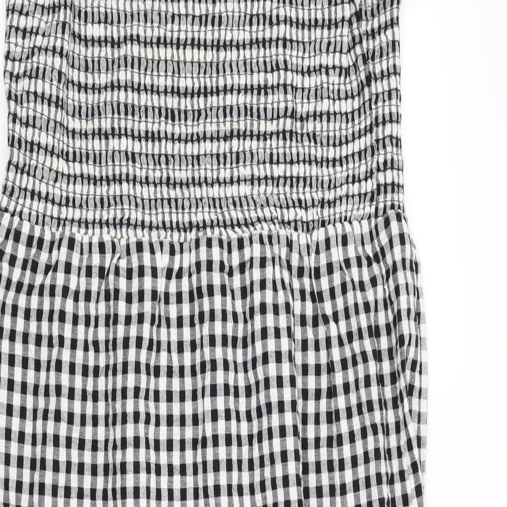 Dorothy Perkins Womens Black Geometric  Maxi  Size 18