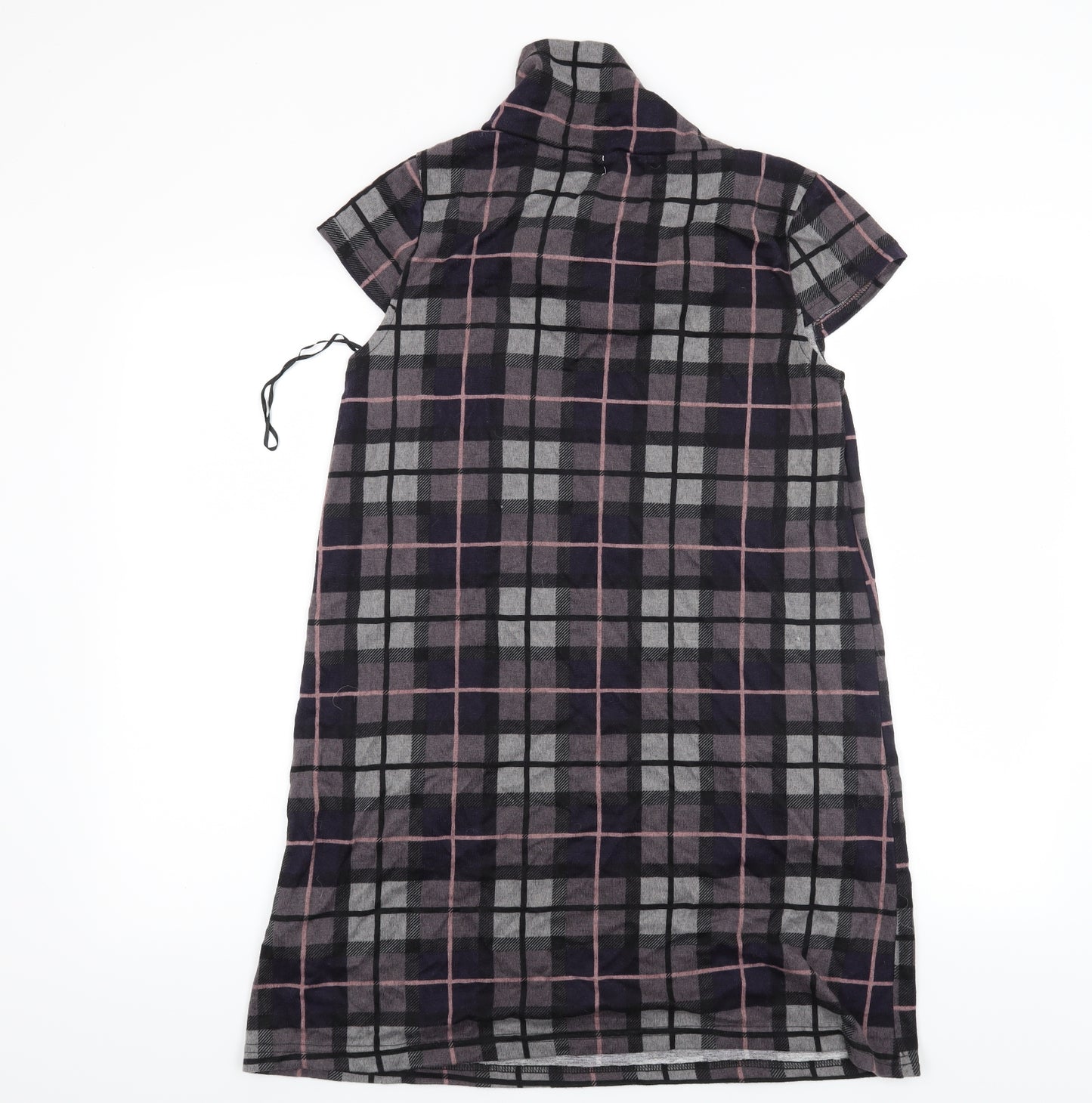 Apricot Womens Grey Check  Jumper Dress  Size 14