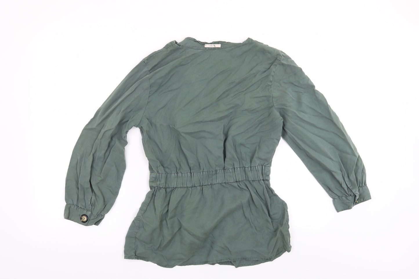 TU Womens Green   Basic Blouse Size 10