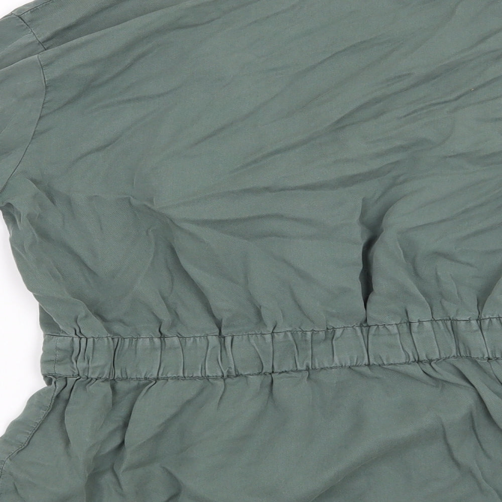 TU Womens Green   Basic Blouse Size 10