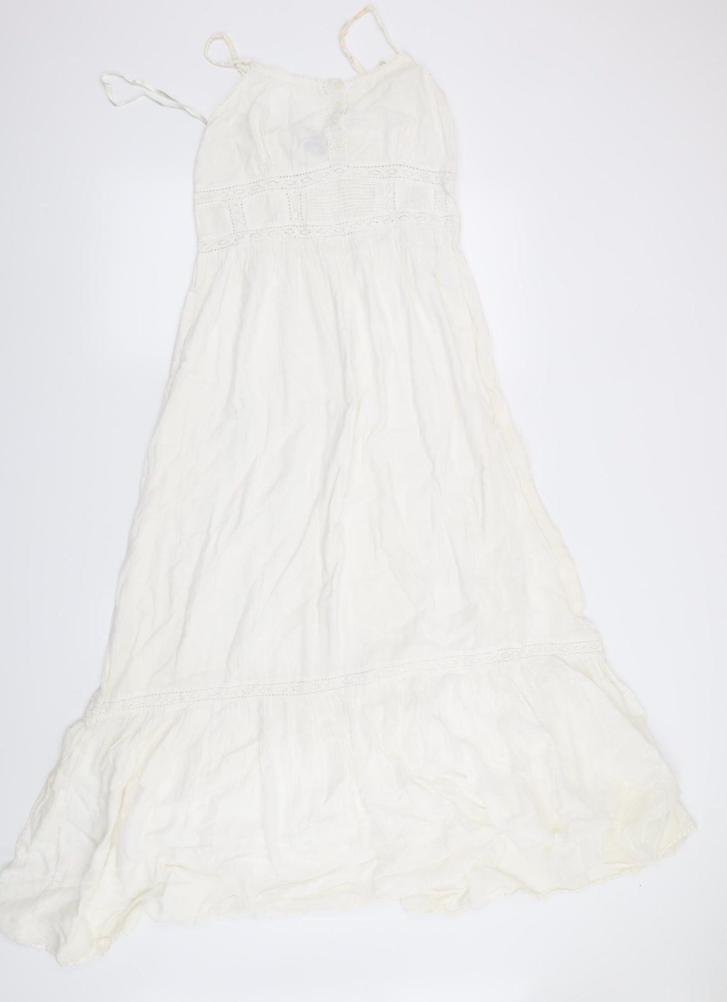 Papaya Womens White   Slip Dress  Size 14