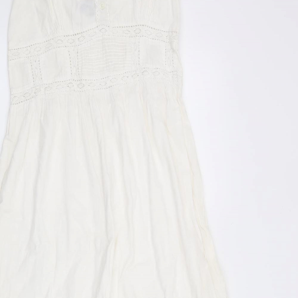 Papaya Womens White   Slip Dress  Size 14