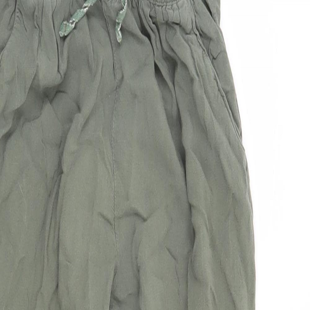 H&M Girls Green   Harem Trousers Size 11 Years