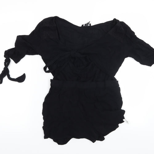 New Look Womens Black   Playsuit One-Piece Size M