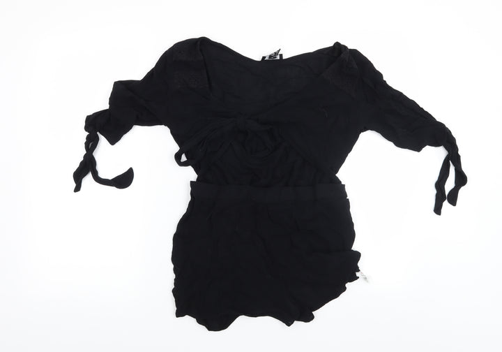 New Look Womens Black Playsuit One-Piece Size M